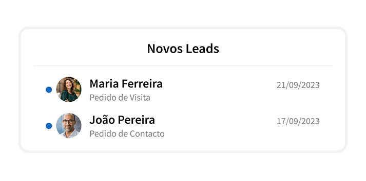 2.	Gestão e seguimento de leads num único sistema 1