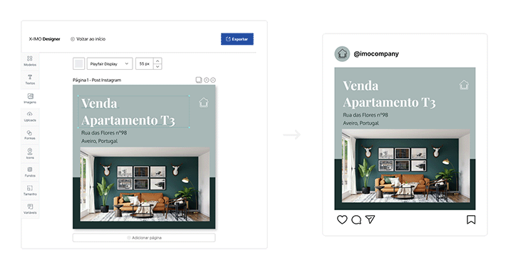 Como criar conteúdos para as redes sociais com o X-IMO CRM? 0