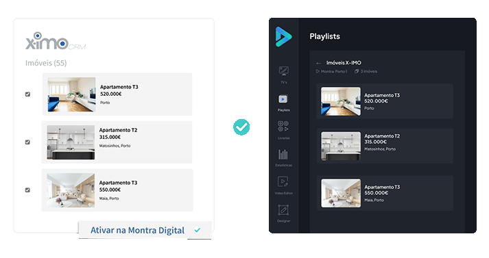 Como atualizar os conteúdos na montra digital em tempo real com o X-IMO CRM? 0