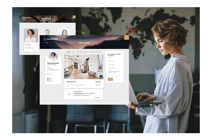 Para que serve e o que pode divulgar no site do consultor imobiliário do X-IMO CRM? 1