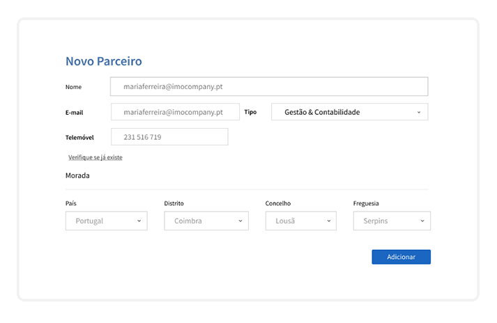 Como fazer a gestão das entidades que trabalham em parceria consigo a partir do X-IMO CRM? 0