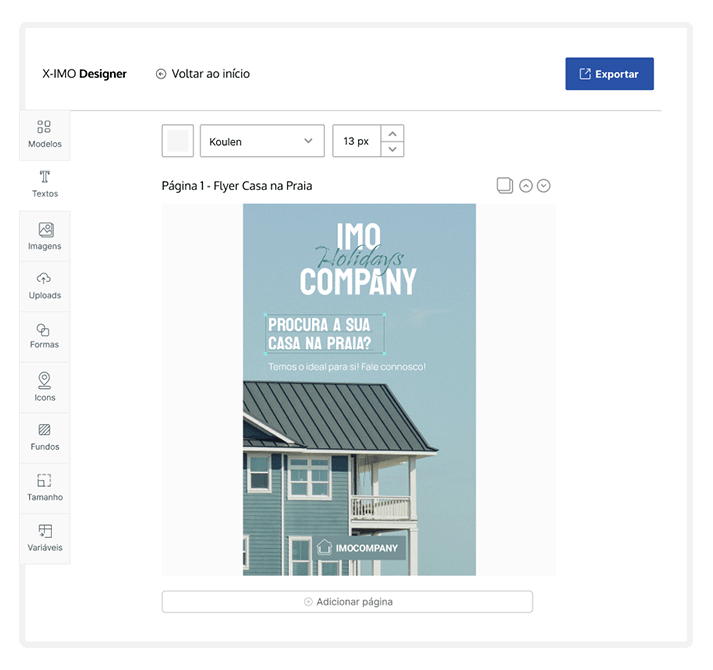 Como criar conteúdos a partir do X-IMO CRM para partilhar com o seu público? 0