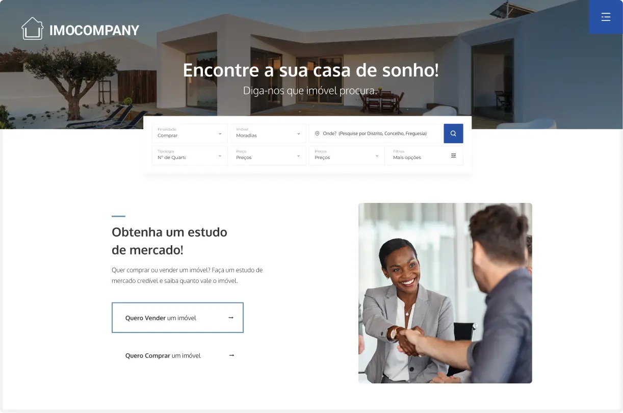 É possível disponibilizar estudos de mercado no Site Imobiliário Profissional do X-IMO CRM? 0