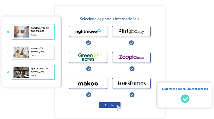 É possível divulgar imóveis para Portais Imobiliários Internacionais com o X-IMO CRM? 0