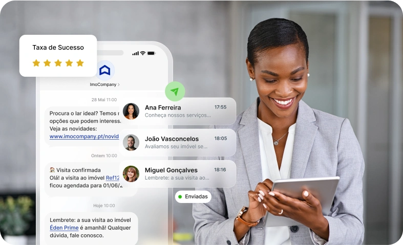 É possível criar campanhas de e-mail marketing e SMS marketing no X-IMO? 0