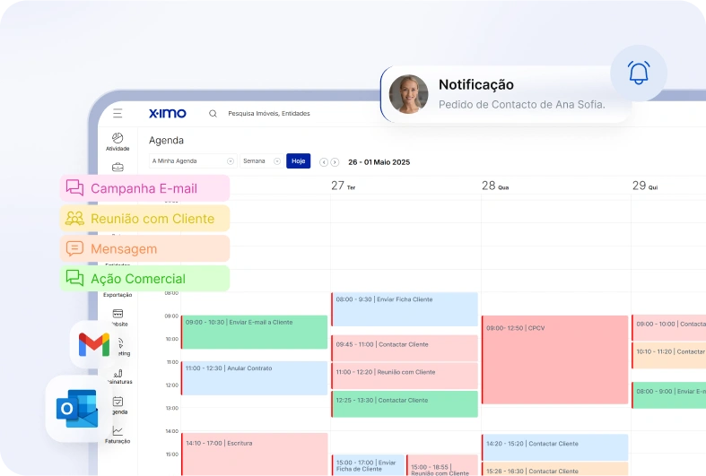 Como o X-IMO permite controlar o seu dia sem ter de saltar entre plataformas? 0