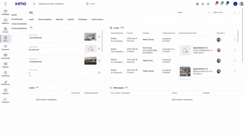 Acompanhe a evolução dos preços, da procura e oferta por zona com as análises de mercado do X-IMO 0