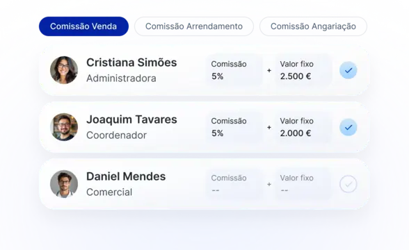 Processamento de Comissões